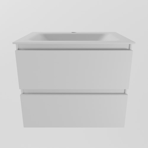 Aivy set1 wit 2lades cloud wit met kraangat 00086-2