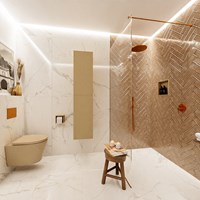 BEAM 160cm armario de columna color Oro con 2 puertas.-2