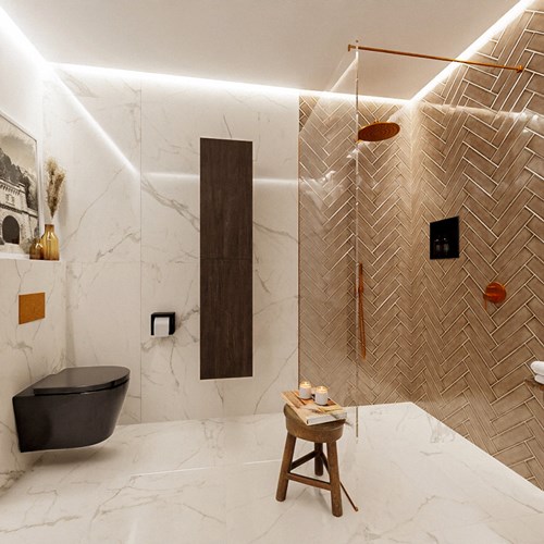 BEAM 160cm kolomkast kleur dark brown met 2 deuren-2