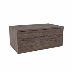 ALAN module badmeubel onderkast 1 lade 70cm kleur Dark Brown Melamine.