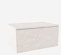 ALAN módulo mueble de baño estrecho 1 cajón 60cm color Underlayment Melamina.