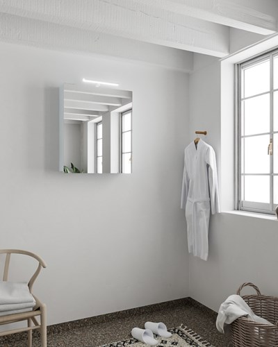 CUBB spiegelkast 50x70x16cm kleur clay met 1 deur.-2