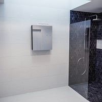CUBB spiegelkast 50x70x16cm kleur dark brown met 1 deur.-3