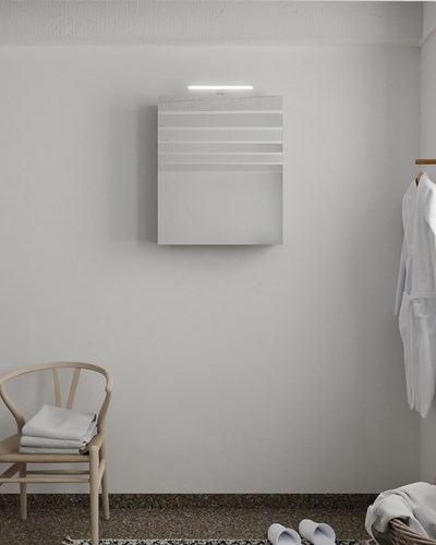 CUBB Camerino 60x70x16cm color Smoke con 1 puerta.-3