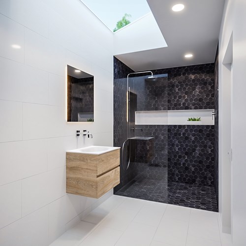 VICA 60 badmeubel washed oak 2 lades MOON midden geen kraangat-2
