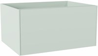 LOOR waschtischunterschrank 60cm 1 schublade farbe Greey, Kein Ausschnitt in der Schublade.