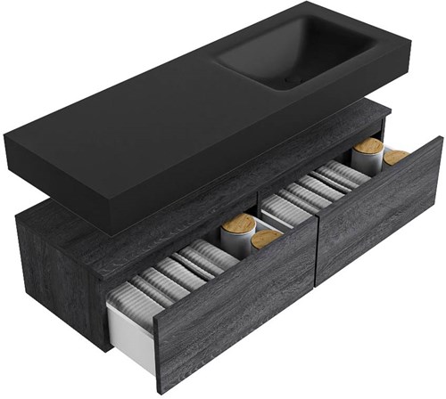 Badmeubel ALAN 2 Antracite CLOUD Urban Set13 00064-4