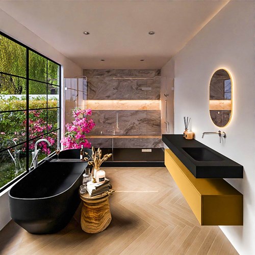 Badmeubel ALAN 2 Ocher CLOUD Urban Set4 00048-1