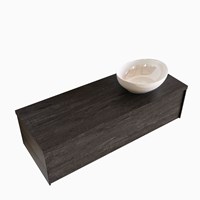 Badmeubel met wastafel model Lush darkbrown google 00058-2