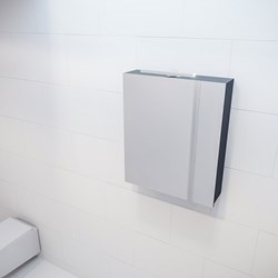 CUBB spiegelkast 60x70x16cm kleur dark grey met 1 deur.