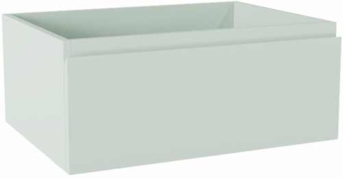 FOGE waschtischunterschrank 60cm 1 schublade farbe Greey 45cm tief, Kein Ausschnitt in der Schublade.