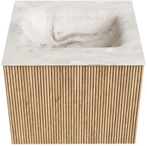 Badmeubels KURVE-DLUX Oak Wastafel Frappe Set11 00002-2