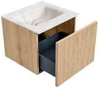 Badmeubels KURVE-DLUX Oak Wastafel Frappe Set13 00002-3