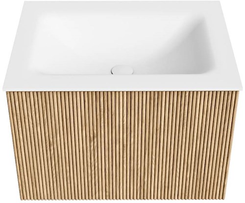 Badmeubels KURVE Oak Wastafel Talc Set11 00014-2