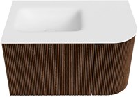 Badmeubels KURVE Walnut Wastafel Talc Set11 00004-2