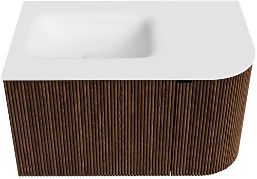 Badmeubels KURVE Walnut Wastafel Talc Set11 00004-2
