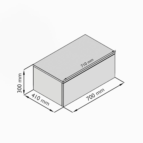 A45302Washedoak - Lijntekening