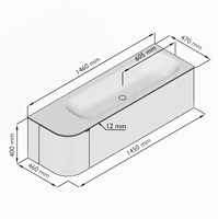 KRVBGL145L1L1D0KRShaMel - Lijntekening