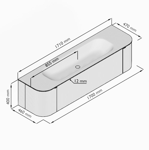 KRVBGL170LR1L2D1KMRubNat - Lijntekening