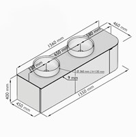 VLRC155RL2D1K2DLShaTal - Lijntekening