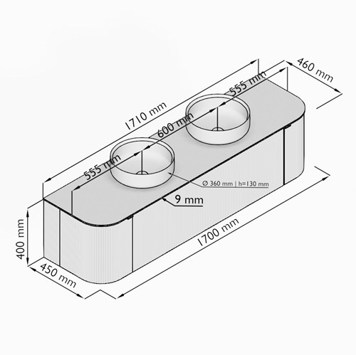 VLRC170LRL1D2K0DOakTal - Lijntekening