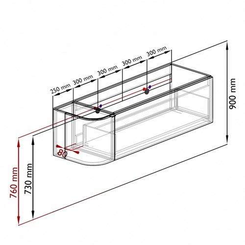VLRC145LL1D1K2DRDusTal - Maattekening