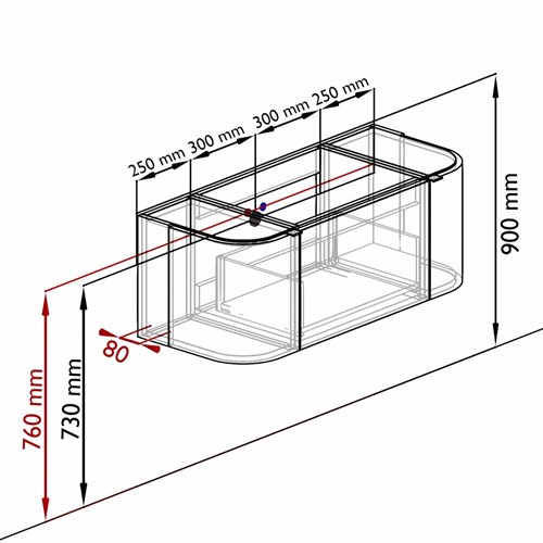 KRVCLO110LR1L2D1KMRubOza - Aansluitmaten