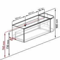 KRVBGM135R1L1D1KLShaMel - Aansluitmaten