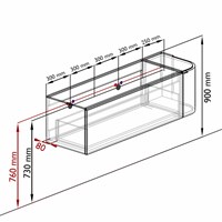 KRVLEA145R1L1D2KDDusMel - Aansluitmaten
