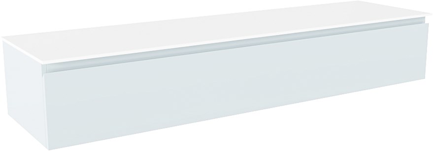 FOGE module bathroom base cabinet 150cm 1 drawer color Clay. Countertop ...