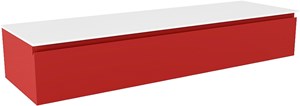 FOGE module bathroom base cabinet 150cm 1 drawer color Fire. Countertop ...