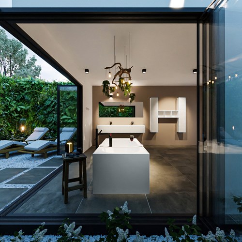 FREEZE freestanding bath 180x85cm color Clay / Talc.-2