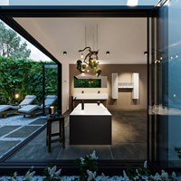 FREEZE vasca da bagno indipendente 180x85cm colore Dark Grey / Talc.-2