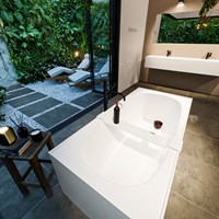 FREEZE freestanding bath 180x85cm color Clay / Talc.-3