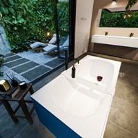 FREEZE freestanding bath 180x85cm color Jeans / Talc.-3