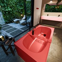 FREEZE freestanding bath 180x85cm color Fire / Fire.-3