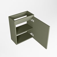 TURE meuble lave-main sans lavabo 40cm 1 porte couleur Army.-3