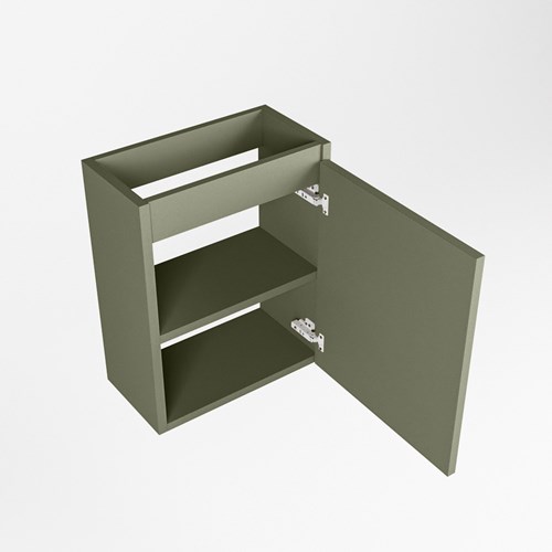 TURE meuble lave-main sans lavabo 40cm 1 porte couleur Army.-3