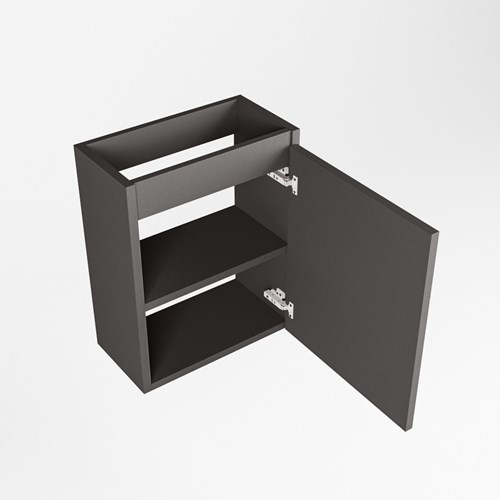TURE mueble de baño con 1 puerta color Dark Grey 40cm ancho. -3