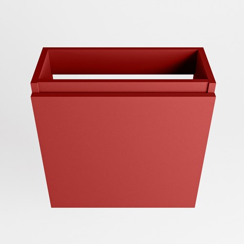TURE meuble lave-main sans lavabo 50cm 1 porte couleur Fire.-2