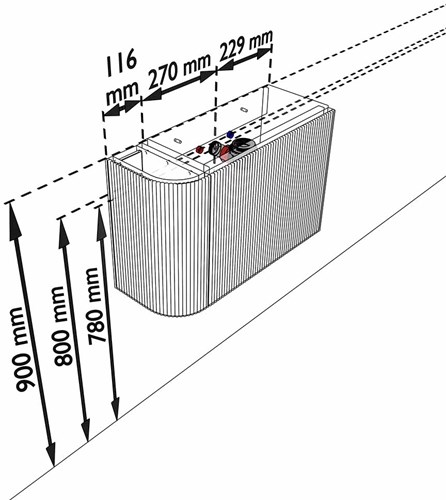 JYDLX62LR1D1KDusOza - Maataansluiting