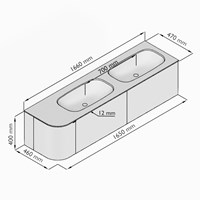 KRVSTS165L2L1D0KDRubOza - Lijntekening