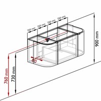 KRVGRU100LR1L2D1KMDusMel - Aansluitmaten