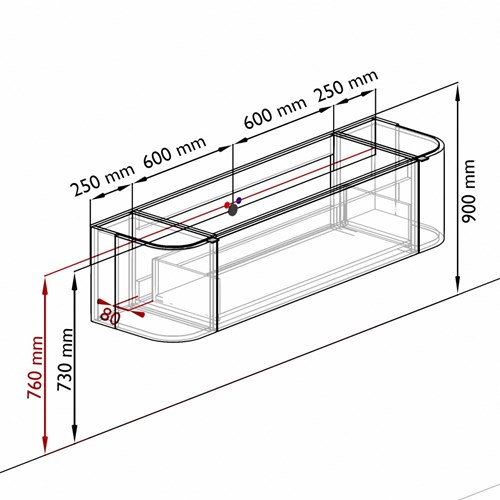 KRVBGL170LR1L2D2KMRubOza - Aansluitmaten