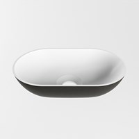 POOLE aufsatzwaschbecken solid surface 30cm farbe Urban / Talc.-3