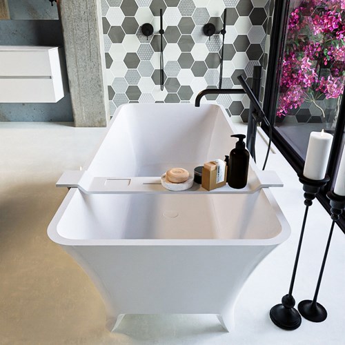 LUNDY Freistehende Badewanne 170x75cm farbe Talc / Talc.-2
