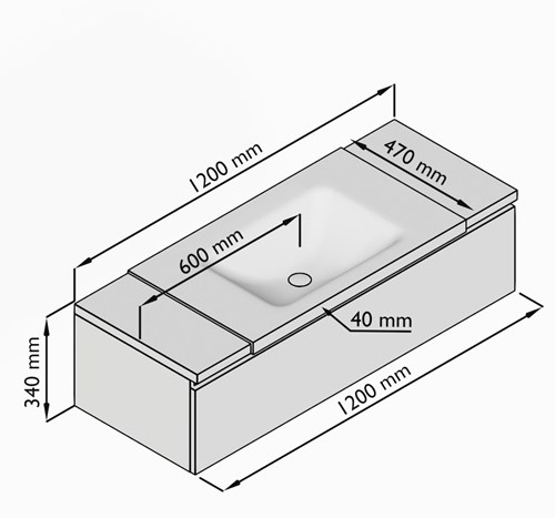 BUKLA 120cm Center met 80cm 6320013219701-5