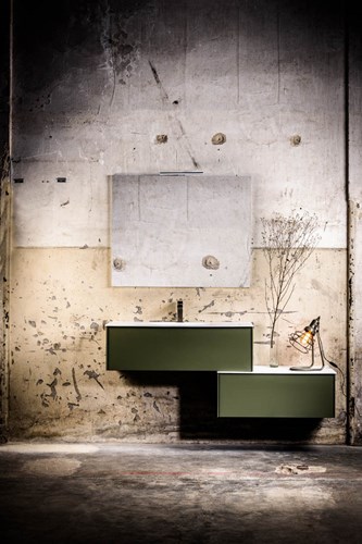 LOOR badmeubel onderkast 70cm 1 lade kleur Smoke, Geen uitsparing in lade.-2