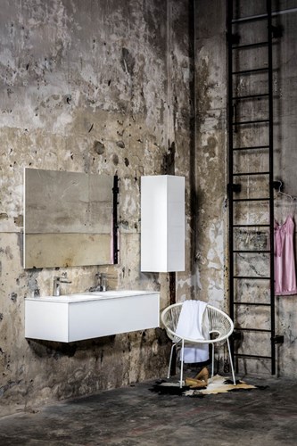 LOOR badmeubel onderkast 70cm 1 lade kleur Smoke, Geen uitsparing in lade.-3