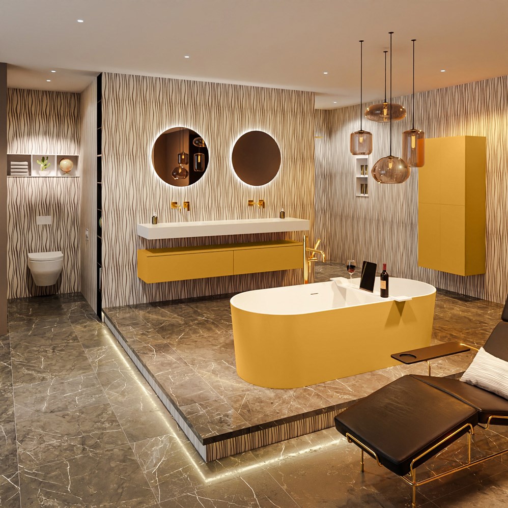 vrijstaand bad solid surface noble ocher vrijstaand bad solid surface noble ocher